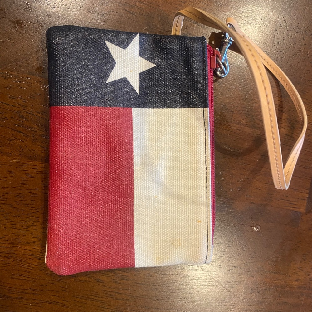 Texas Flag Wristlet